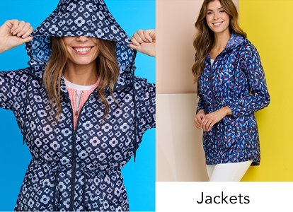 Showerproof Printed Pac A Mac - LA508